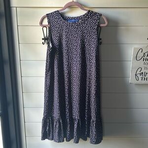 Blue and White Dress